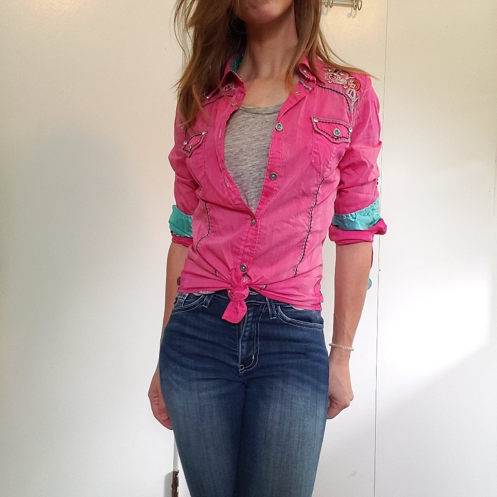 Embroidered Shirt by Roar from Buckle XS